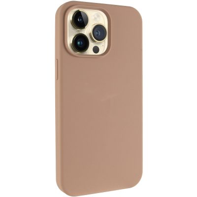 Чохол Silk Full Protective (AA) NO LOGO для Apple iPhone 14 Pro (6.1") Бежевий / Desert Gold