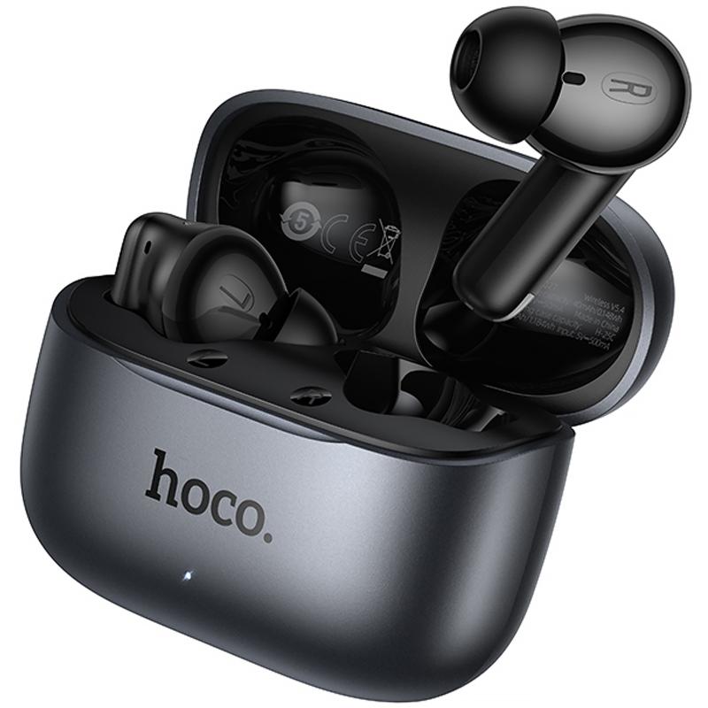 Бездротові TWS навушники Hoco EQ27 Fun ANC + ENC + smart AI translation Metal gray