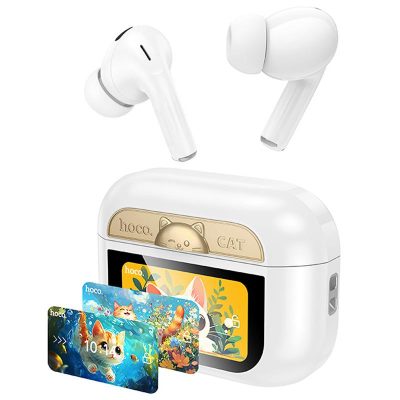 Бездротові TWS навушники Hoco EW88 Rampino with Touch Screen ANC White