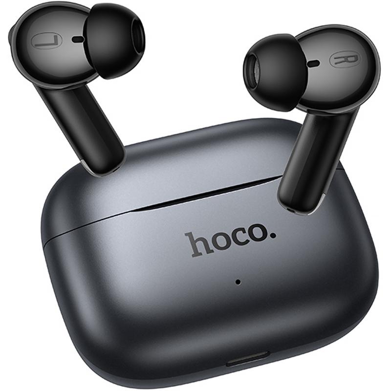 Бездротові TWS навушники Hoco EQ27 Fun ANC + ENC + smart AI translation Metal gray