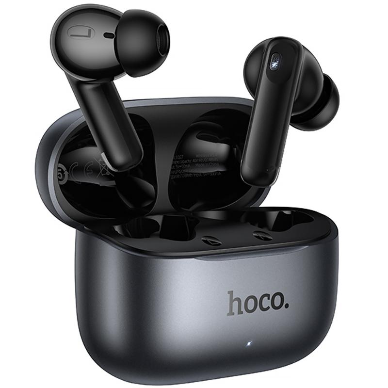 Бездротові TWS навушники Hoco EQ27 Fun ANC + ENC + smart AI translation Metal gray