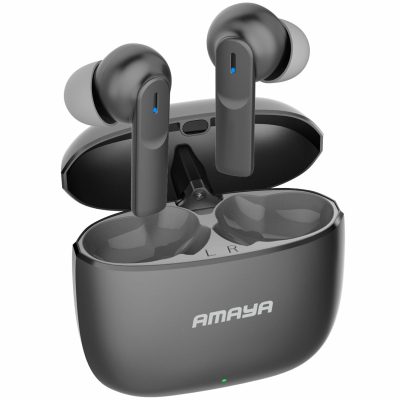Бездротові TWS навушники Amaya ATW-09 Metal case Grey