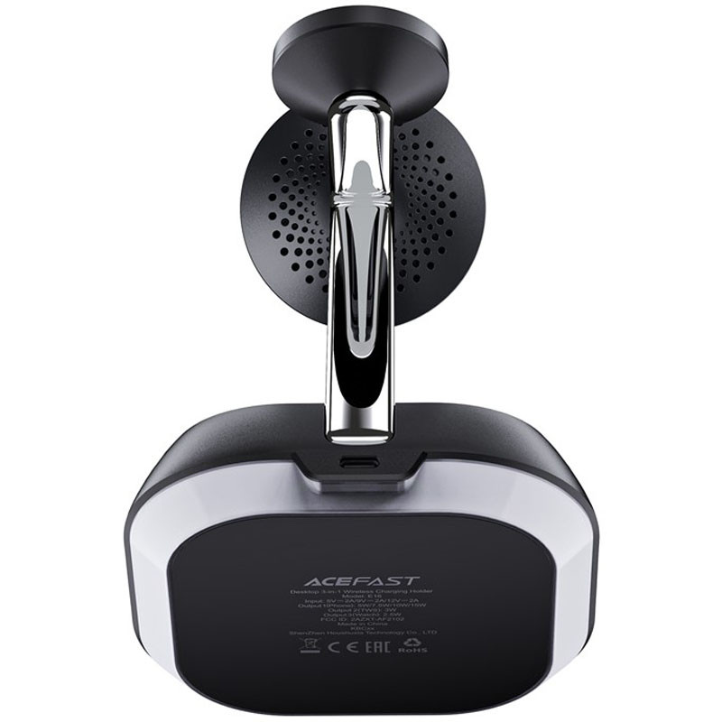 Бездротовий зарядний пристрій Acefast E16 3in1 22.5W Black