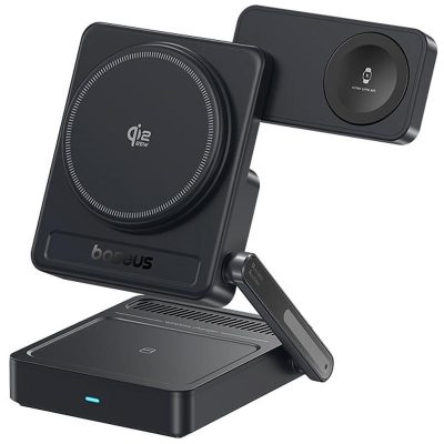 БЗП Baseus PicoGo AF21 Portable 3in1 35W Qi2.2 + МЗП 45W (E02054) Cosmic Black