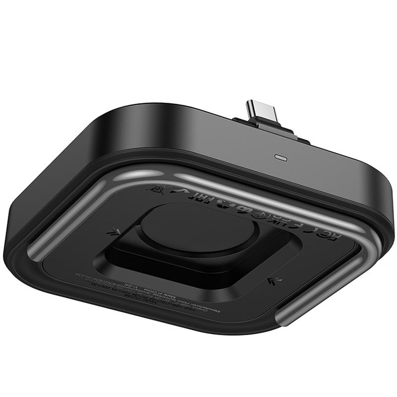Бездротовий зарядний пристрій Hoco CQ16B Astute 2in1 15W Black