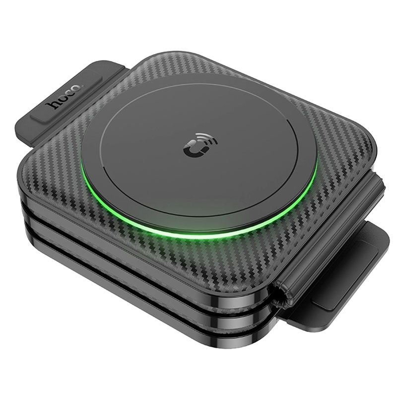 Бездротовий зарядний пристрій Hoco CQ4 Unique 3in1 15W Black