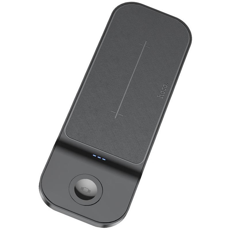 Бездротовий зарядний пристрій Hoco CQ5 Step 3in1 22.5W Black