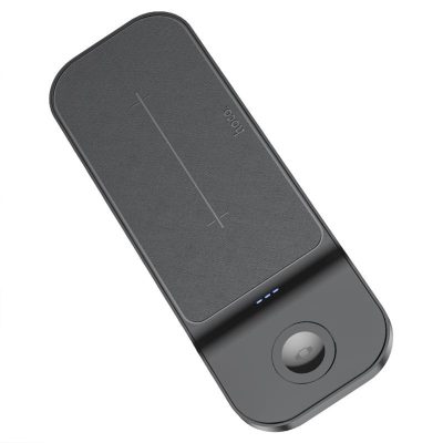 Бездротовий зарядний пристрій Hoco CQ5 Step 3in1 22.5W Black