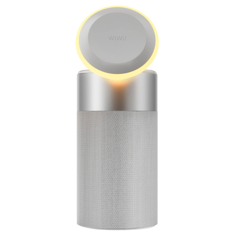 Бездротовий зарядний пристрій WIWU W022 3in1 15W + Bluetooth Speaker 5W White