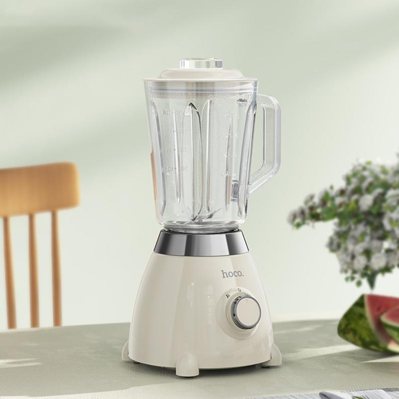Блендер Hoco HE33 Electric Retro Juicer 500W (1.5L) Milky White