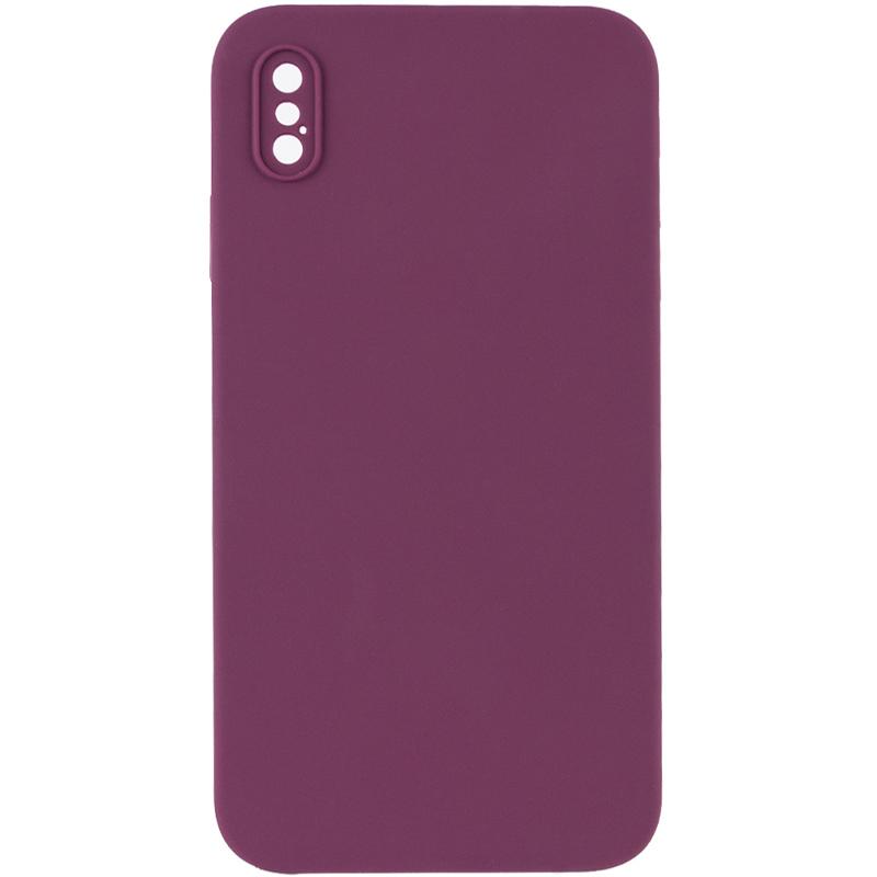 Чохол Silk Square Full Camera Protective (AA) NO LOGO для Apple iPhone X / XS (5.8")