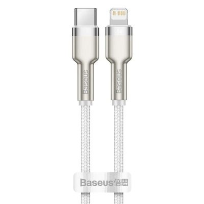 Дата кабель Baseus Cafule Metal USB-C → Lightning PD 20W (1 м) (CATLJK-A)