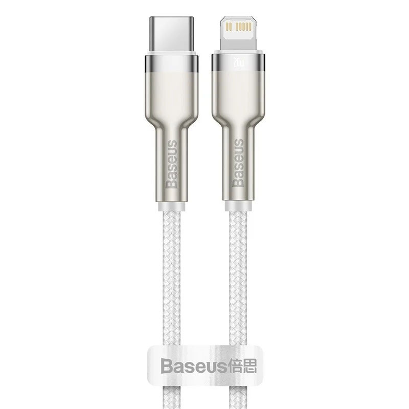 Дата кабель Baseus Cafule Metal USB-C → Lightning PD 20W (1 м) (CATLJK-A)
