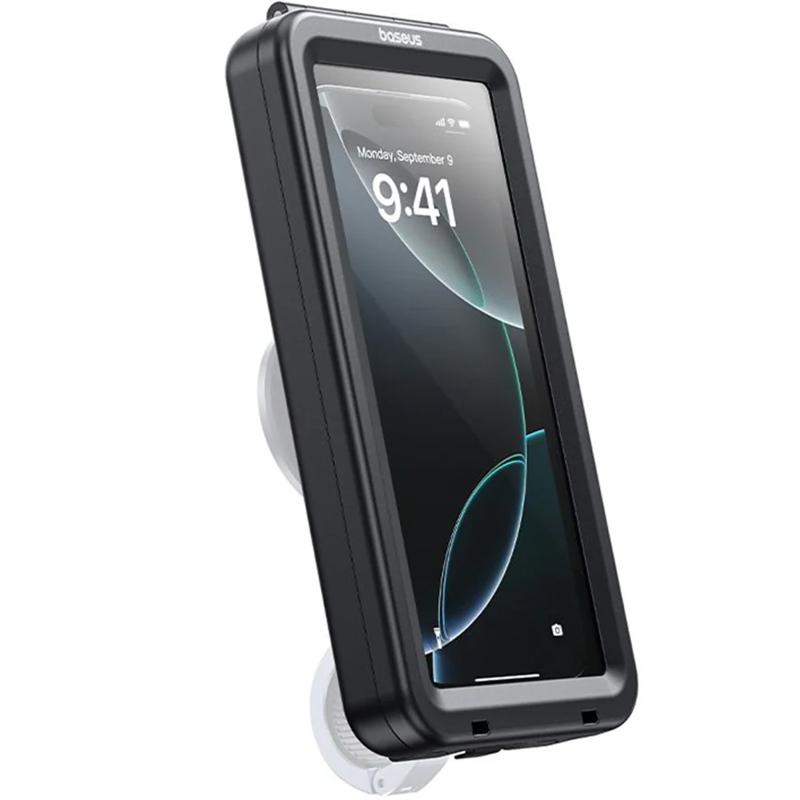 Вело- мото-кейс для смартфону Baseus PrimeTrip VB1 RainShield 6.9" (C0013D) Cosmic Black
