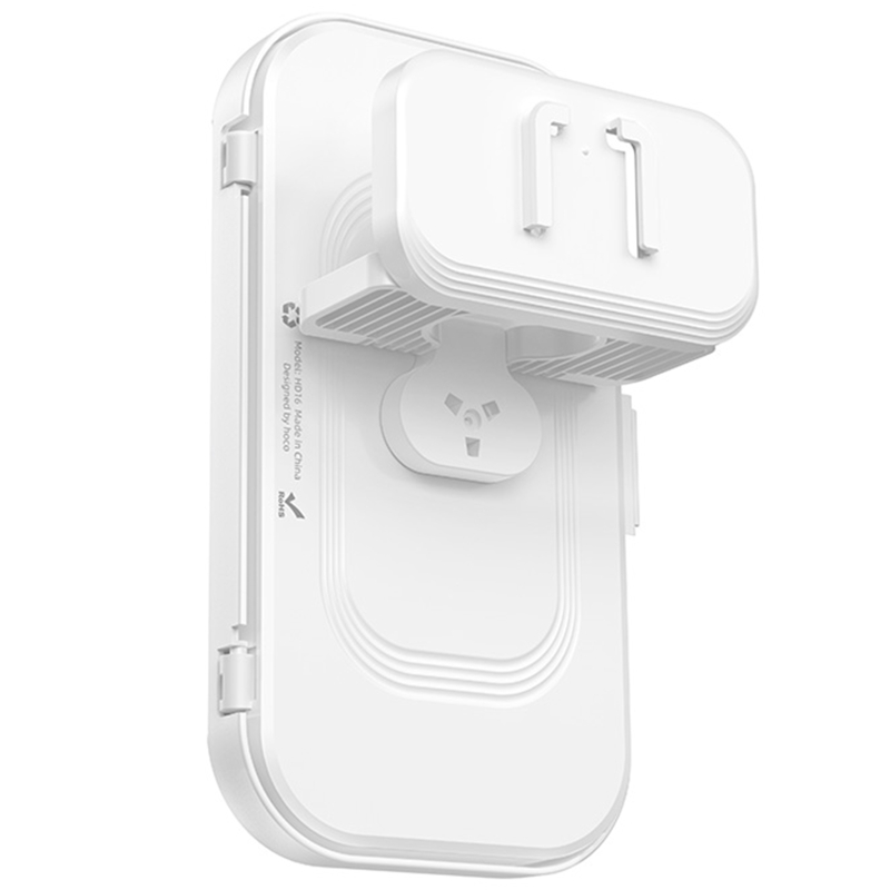 Водонепроникний тримач Hoco HD16 Wave настінний White