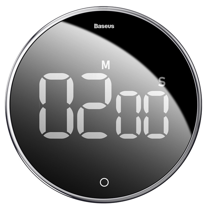 Годинник з таймером Baseus Heyo (магитное крепление) Чорний
