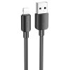 Дата кабель Hoco X96 Hyper USB to Lightning 12W (0.25m) Black