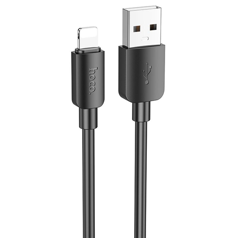 Дата кабель Hoco X96 Hyper USB to Lightning 12W (0.25 м) Black