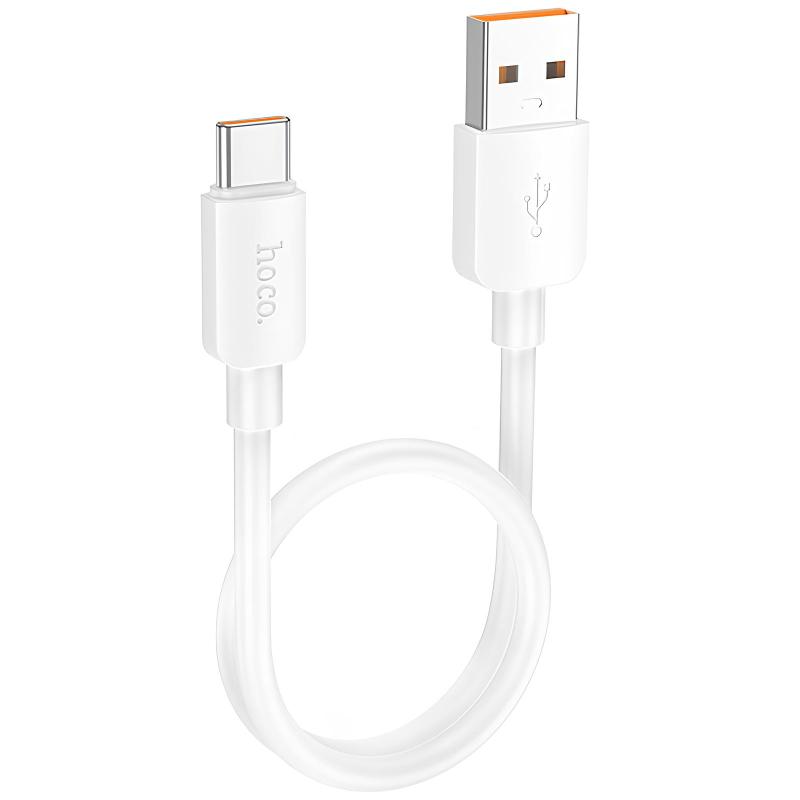 Дата кабель Hoco X96 Hyper USB to USB-C 100W (0.25 м) White