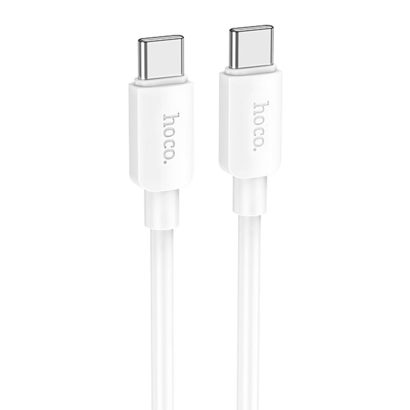 Дата кабель Hoco X96 Hyper USB-C → USB-C 60W (1 м) White