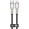 Дата кабель Baseus Cafule Series Metal Type-C to Lightning PD 20W (0.25m) (CATLJK-0) Black