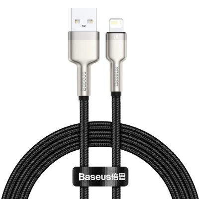 Дата кабель Baseus Cafule Metal USB to Lightning 2.4 А (1 м) (CALJK-A0)