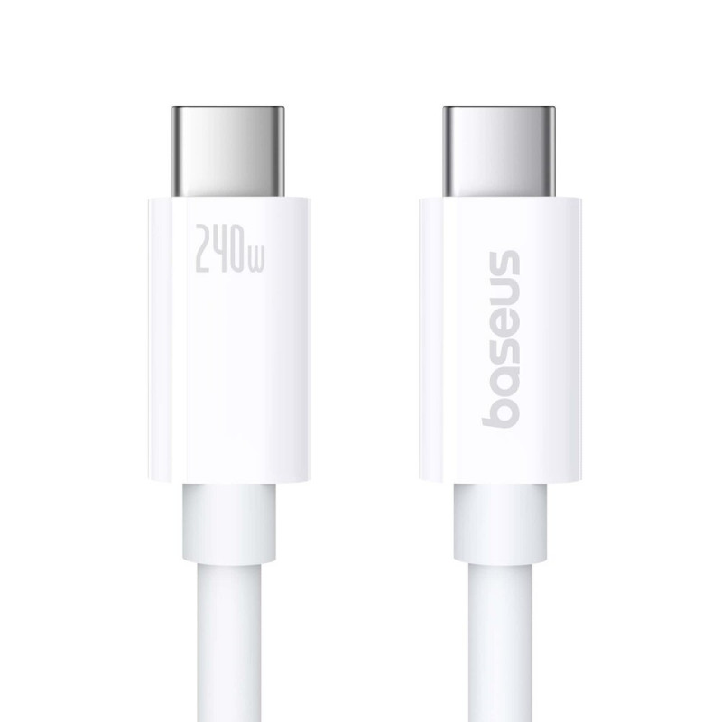Дата кабель Baseus Superior 2 USB4 Full-Function USB-C → USB-C 240W (1.8 м) (P10365200211-05) Moon White