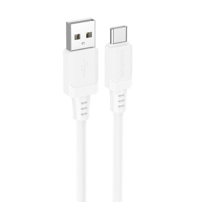 Дата кабель Borofone BX115 Lotto USB to USB-C 3 А (1 м) White