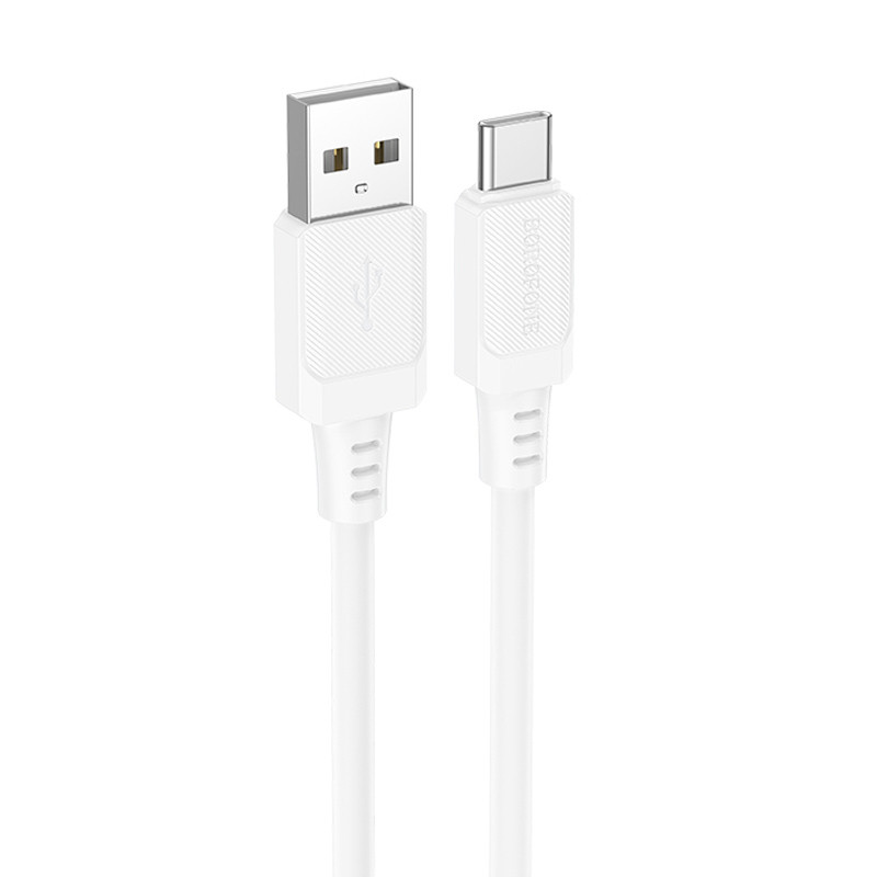 Дата кабель Borofone BX115 Lotto USB to USB-C 3 А (1 м) White