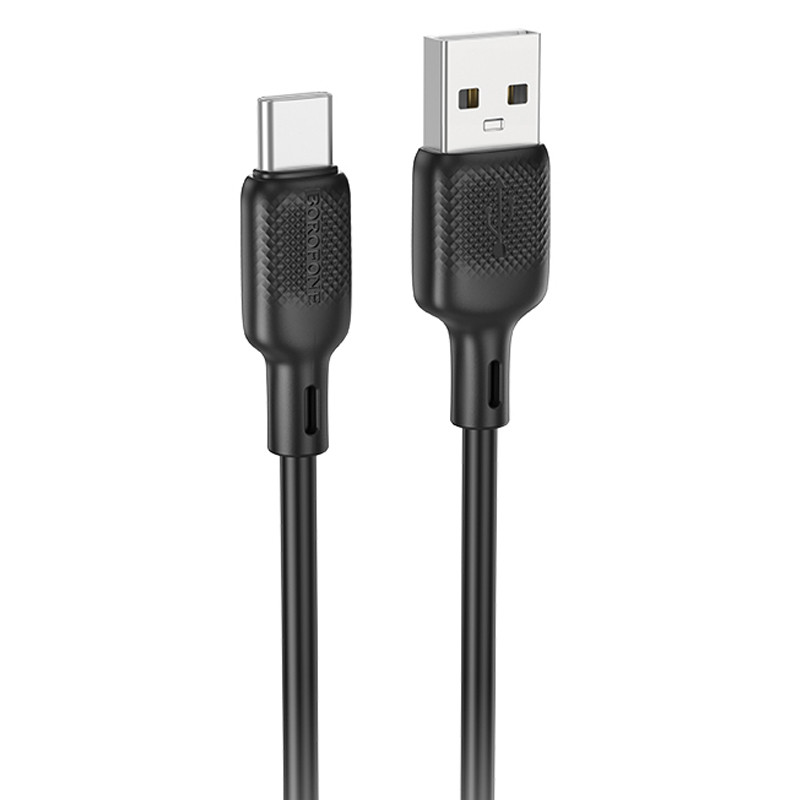 Дата кабель Borofone BX113 Lenny USB to USB-C 3 А (2 м) Black