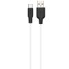 Дата кабель Hoco X21 Plus Silicone Type-C Cable (2m) Чорний / Білий