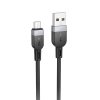 Дата кабель Hoco X109 Energy silicone USB to MicroUSB (2m) Black