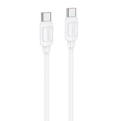Дата кабель Hoco X115 Surpass Type-C to Type-C 240W (1m) White
