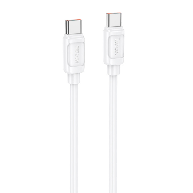 Дата кабель Hoco X115 Surpass USB-C → USB-C 240W (1 м) White