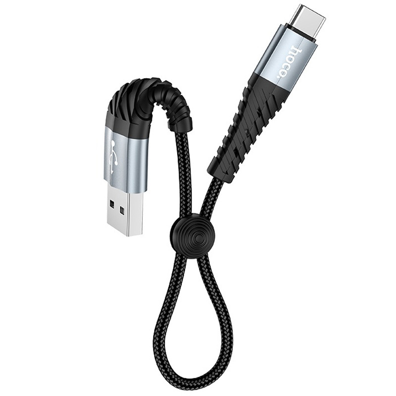 Дата кабель Hoco X38 Cool USB-C (0.25 м) Чорний