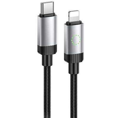 Дата кабель Hoco X117 Star Type-C to Lightning 27W (1m) Black
