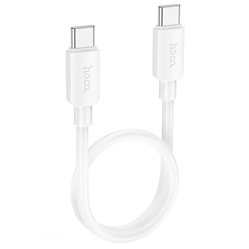 Дата кабель Hoco X96 Hyper USB-C → USB-C 60W (0.25 м) White