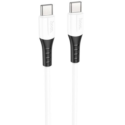 Дата кабель Hoco X82 Silicone USB-C → USB-C 60W (1 м)