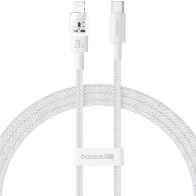 Дата кабель Baseus Gem Fast Charging USB-C → Lightning 20W (2 м) (P10373001211-01) Moon White