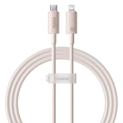 Дата кабель Baseus Habitat Series Fast Charging Type-C to Lightning 20W (2m) (P10360201) Wheat Pink