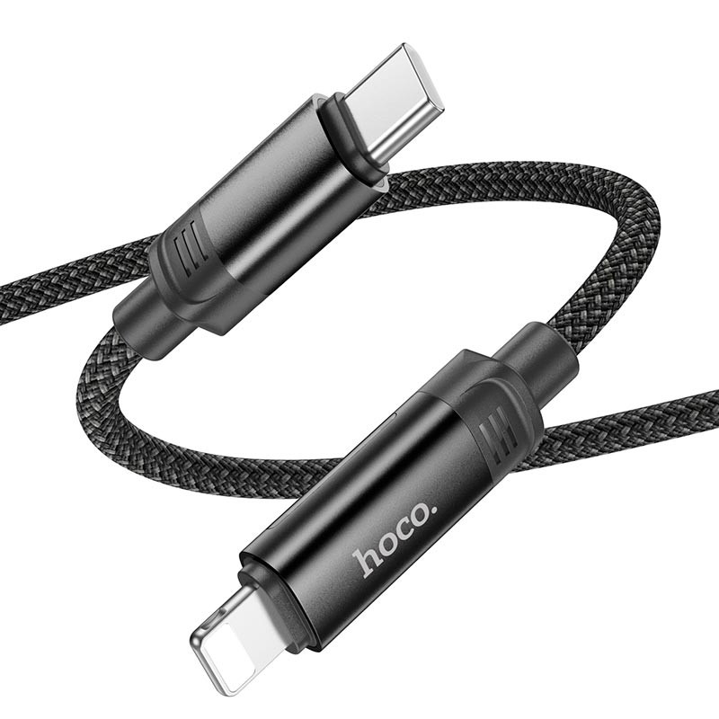 Дата кабель Hoco U126 Lantern 27W USB-C → Lightning (1.2 м)