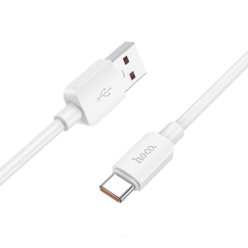 Дата кабель Hoco X96 Hyper USB to USB-C 100W (0.25 м) White