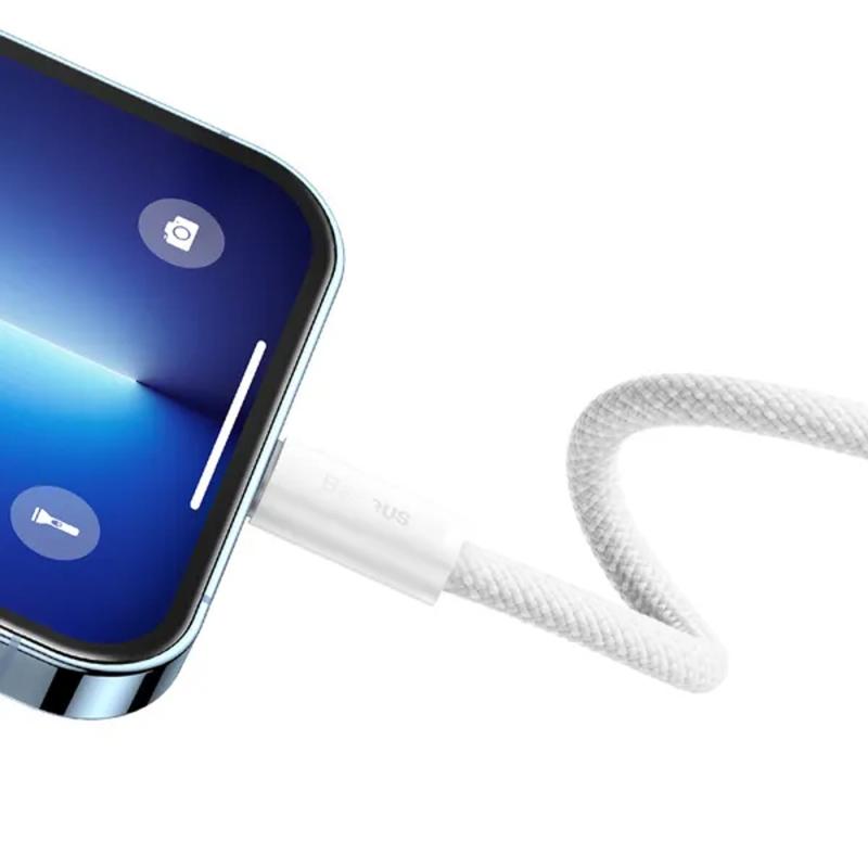 Дата кабель Baseus Dynamic Series USB-C → Lightning 20W (2 м) (CALD0001) White