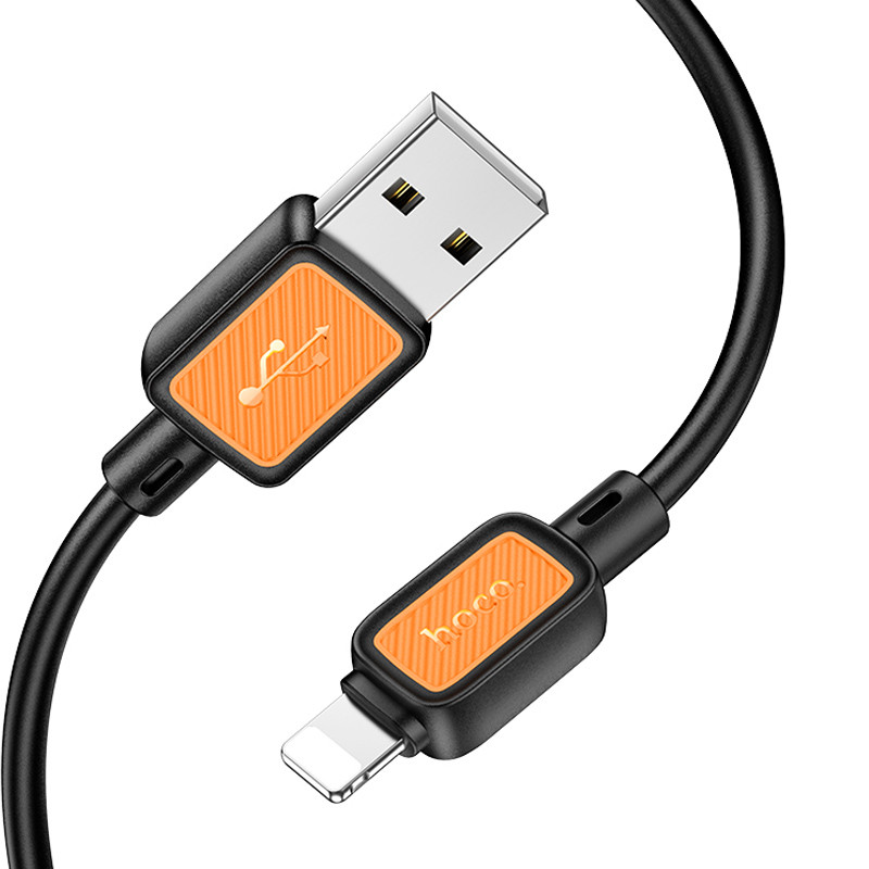 Дата кабель Hoco X108 Benefit USB to Lightning 2.4 А (1 м)