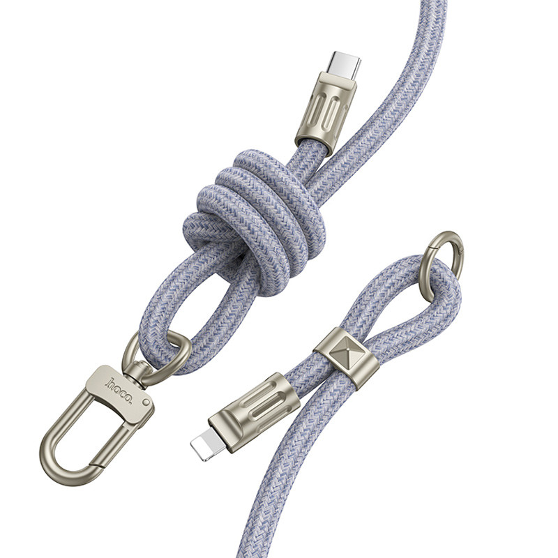 Дата кабель-шнурок Hoco GH7 Elegant USB-C → Lightning (1.8 м)