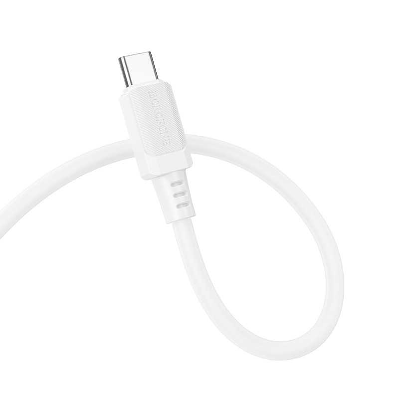 Дата кабель Borofone BX115 Lotto USB to USB-C 3 А (1 м) White