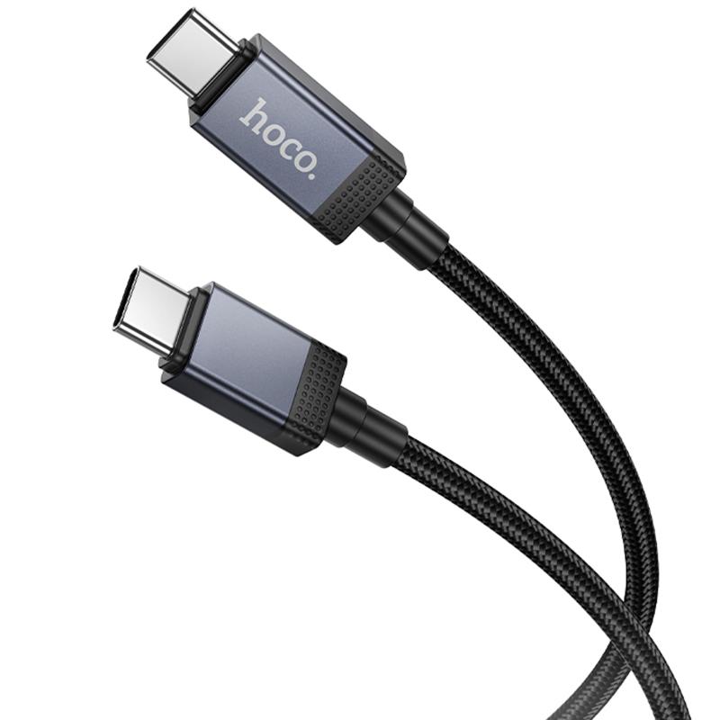 Дата кабель Hoco X118 Generous with display USB-C → USB-C 60W (1 м) Black