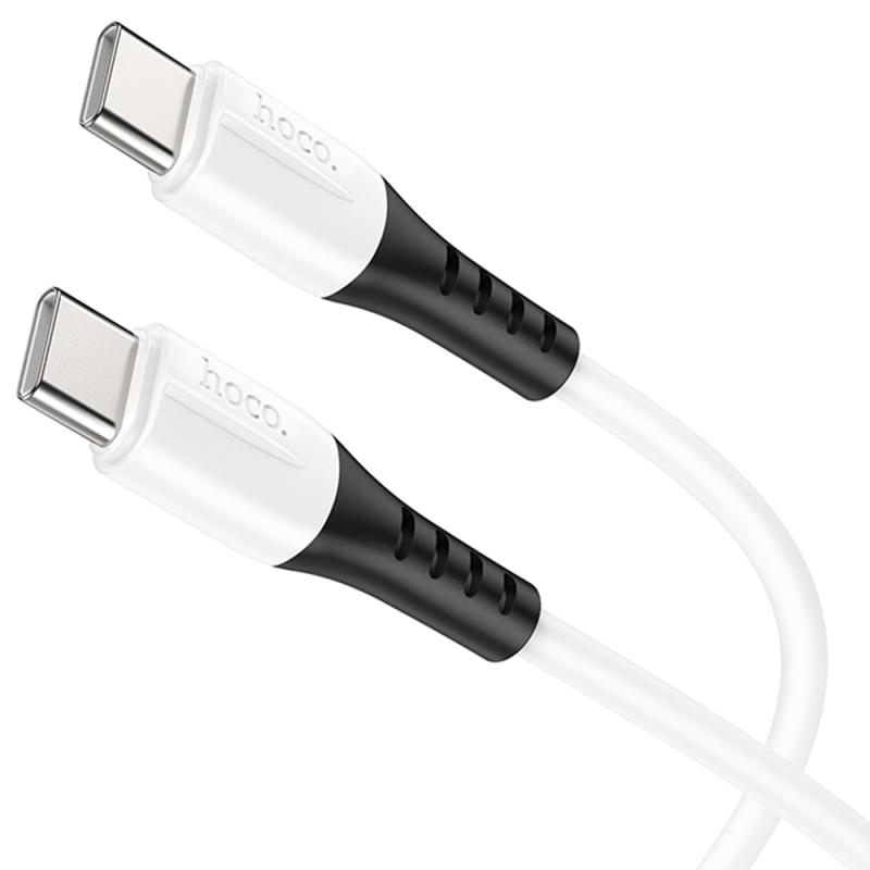 Дата кабель Hoco X82 Silicone USB-C → USB-C 60W (1 м)