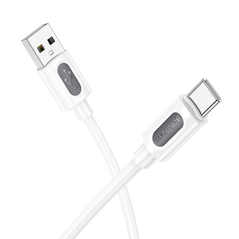 Дата кабель Borofone BX114 Structure USB to USB-C 3 А (1 м)