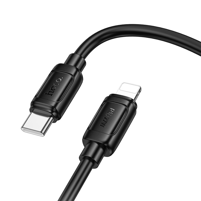 Дата кабель Hoco X115 Surpass USB-C → Lightning 27W (1 м) Black